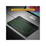 10" Wireless BT Keyboard Ultra-thin Rechargeable Mixed Light