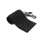 100% Genuine Original Flexible USB External Keyboard - Black