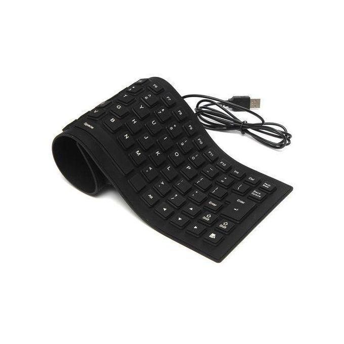 100% Genuine Original Flexible USB External Keyboard