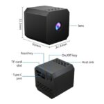 1080P Mini WiFi Hidden Camera - Night Vision, Motion Detection, Compact Design
