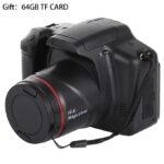 1.3 Meg a Pixel HD DV SLR Camera + 64GB TF Card, 2.4 inch LCD, Full HD 720P Recording, EIS