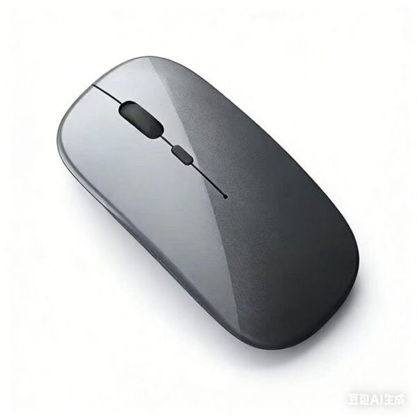 2026 Portable Mini Ultra-thin Rechargeable Wireless Bluetooth Mouse Ergonomic TYPE-C Vertical Rechargeable Wireless Mouse for Laptops Gray