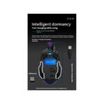 2.4G + Bluetooth 5.0 Wireless Gaming Mouse - Rechargeable, Silent Click, 2400 DPI Adjustable, RGB Ergonomic Mice for PC/Laptop