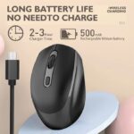 2.4G Rechargeable Dual Mode Wireless BT Mouse Gaming Mouse