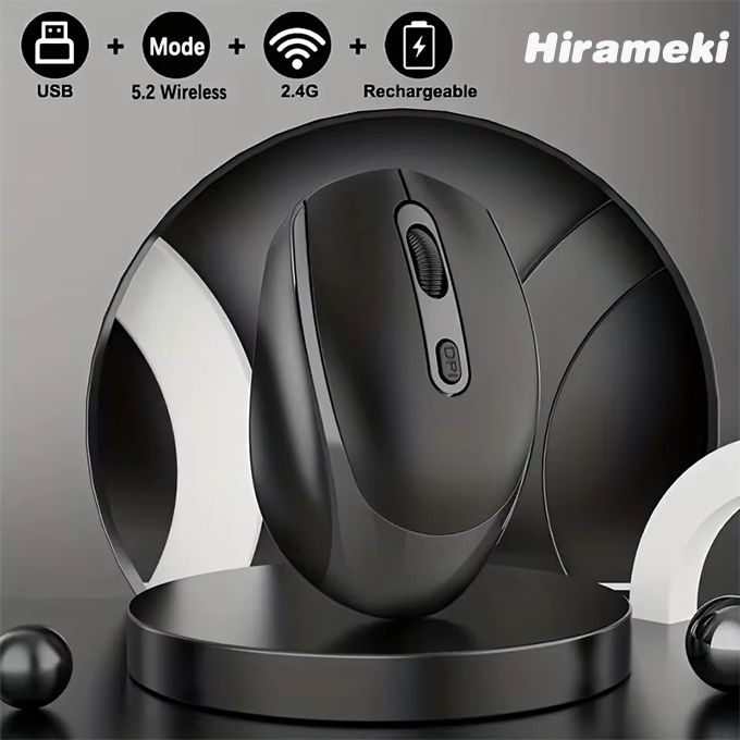 2.4G Rechargeable Dual Mode Wireless BT Mouse Gaming Mouse