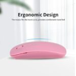 2.4G Wireless Mouse Portable Ultra-thin Mute Mouse 4 Keys Wireless Optical Mouse - Blue