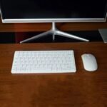 2.4GHz Mechanical Keyboard Wireless Slim Keyboard Mouse Kit - White