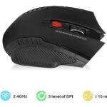 2.4GHz Wireless Optical Mouse Game Mice with USB Receiver Mouse for PC Office Laptops