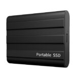 2TB External SSD - USB 3.1, Portable, Black