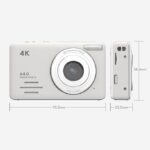 4K HD Digital Camera Self-Timer Travel Camera Student Kids Card Camera