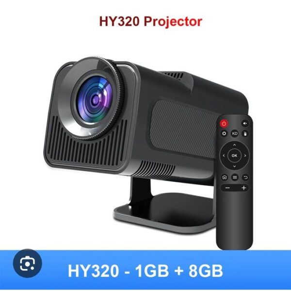 4k Hy320 Dual Wifi 6 Bluetooth 5.0 - Android 11 Projector + Free Netflix App For Life