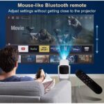 4K Projector K2 Smart Android 11.0 Rechargeable Built-in Battery Bluetooth Speaker WIFI Auto Focus Keystone Screen Cast Free-Style for Outdoor Movie