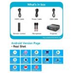 4k Smart Android Projector with Kareoke (2GB + 32GB)