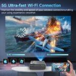 4k Smart Android Projector with Kareoke (2GB + 32GB)