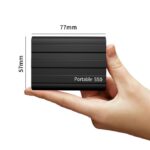 4TB External SSD Hard Drive - USB 3.1, Portable, Black