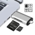 5 in 1 Card Reader, USB-A, Micro USB, Type-C Combo to 2-Slot TF, SD Card Reader OTG Card Adapter Compatible with Smartphone, Laptop, PC, Fast Transfer