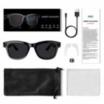 Ai Smart Eyes glass with mini Camera & Video Recording & Wi-Fi & Bluetooth