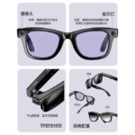 Ai Smart Eyes glass with mini Camera & Video Recording & Wi-Fi & Bluetooth
