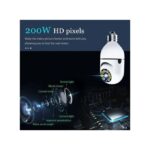 Amazing 1080P Bulb Surveillance Camera WiFi Night Vision HD Tracking