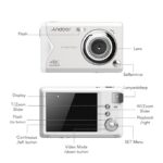 Andoer TFT Portable Digital Camera 48MP 4K Ultra HD 16X Zoom - 3in
