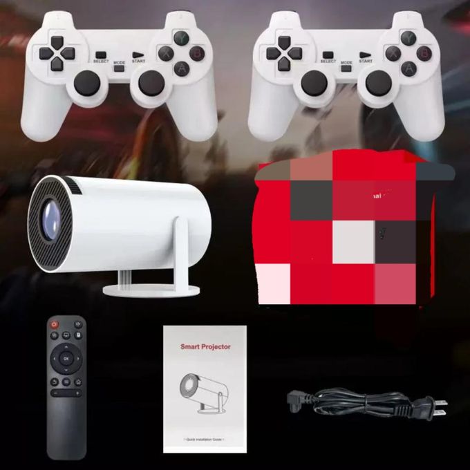 ANDROID TV PROJECTOR WITH RETRO GAME AND PAD