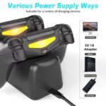 Beqqk PS4 Controller Charger with Charging Display Function