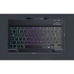 Bluetooth Keyboard for iPad Phones and Tablets RGB Light Wireless Keyboard Black