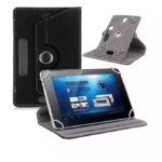 BLUETOOTH KEYBOARD With Leather Case 10.1 And Glass Black