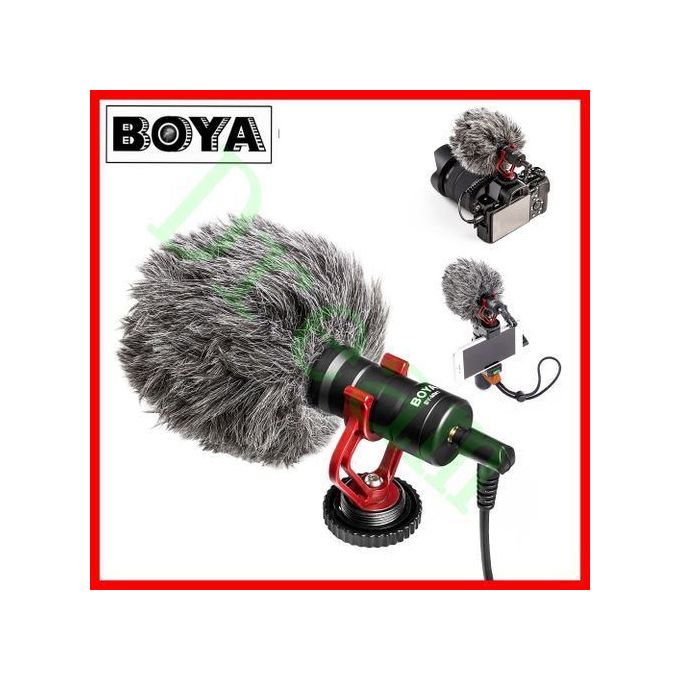 Boya Camera Video Microphone Youtube Vlogging Recording Mic