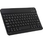 BT Keyboard Rechargeable Wireless Keyboard, Mini cordless Bluetooth PC Keyboard with Stable Type-C Connection, Silent and Ultra Slim