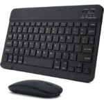 Ce Rechargeable Bluetooth Keyboard And Mouse Combo For IPad, Ultra-Slim Portable Wireless Mouse Keyboard For IPad Pro Air Mini IPhone Samsung Tablet Cell Phone Android,...