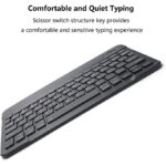 Ce Rechargeable Bluetooth Keyboard And Mouse Combo For IPad, Ultra-Slim Portable Wireless Mouse Keyboard For IPad Pro Air Mini IPhone Samsung Tablet Cell Phone Android,...