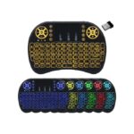 Colors Backlit I8 Mini Wireless Keyboard 2.4GHz Air Mouse With Touchpad For TV BOX Tablet PC