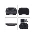 Colors Backlit I8 Mini Wireless Keyboard 2.4GHz Air Mouse With Touchpad For TV BOX Tablet PC