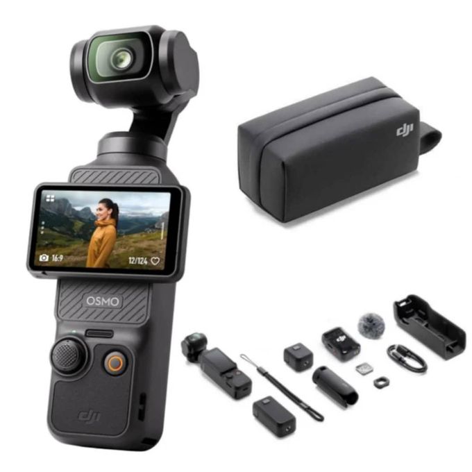 Dji Osmo Osmo Creator Combo Pocket 3 Action Camera Vlogging 1'' CMOS, 4K/120fps 3-Axis Stabilization, Face/Object Tracking, with Mic