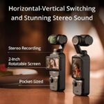 Dji Osmo Osmo Pocket 3 Action Camera Standard version Vlogging 1'' CMOS, 4K/120fps 3-Axis Stabilization, Face/Object Tracking, with Mic
