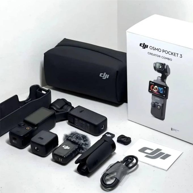Dji Osmo Osmo Pocket 3 Creator Combo 4K 120fps Video Vlog Action Camera Stabilizer Gimbal with DJI mic 2 object face tracking