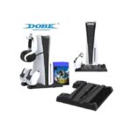 Dobe PS5 & PS5 SLIM Host Multi-Function Cooling/Charging Standga