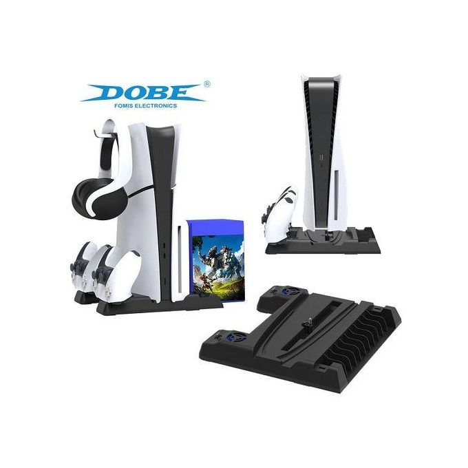 Dobe PS5 & PS5 SLIM Host Multi-Function Cooling/Charging Standga
