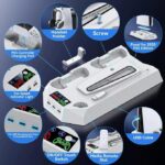 Dobe PS5/Slim/Pro Universal Mutlifunctional Cooling stand and Charging Stand Station For PS5 Consoles PS5 Controller