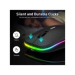 EAGEAT Wireless 2.4GHz Mice Rechargeable Mute