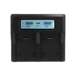 Fomito Dual LCD Display Digital Battery Charger For SONY NP-F970
