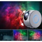 Galaxy star projector led night light with remote