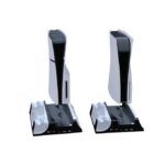 GREEN LION New PS5/PS5 SLIM/PS5 PRO Multi-functional Cooling + Charging Station Dock Stand With Game Slots