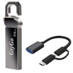 GtyGo 512 GB OTG Usb Flash Drive USB3.0 Adapter Type C 3 Units In 1 Set