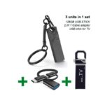 GUEETON GUEETON 128GB USB Flash Drive with 4GB Memory & OTG Adapter