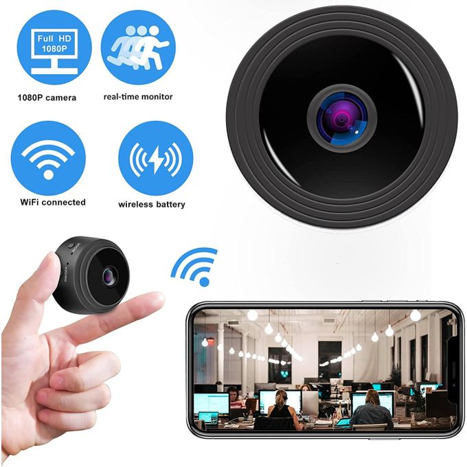 Hidden Security Mini CCTV - Small NightVision Indoor HD Sp'y Camera