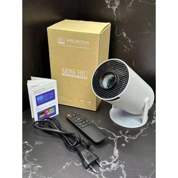 Hipp Hippoint HY300Pro Mini Projector With Bluetooth, 4K 1080P, 16gb ROM,supports HDMI
