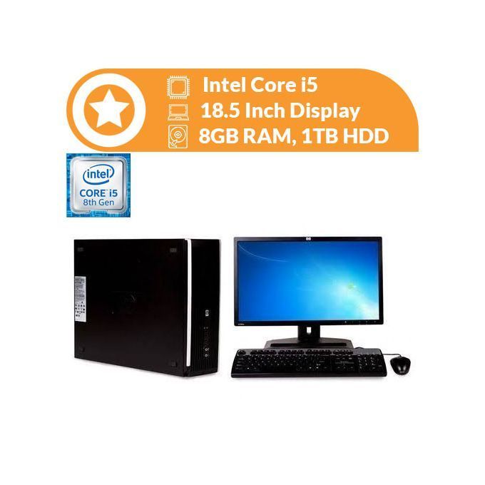 Hp 6300 Pro SFF Core I5 8GB Ram 1TB HDD, Win 10 Pro & MS Office Pro Preloaded