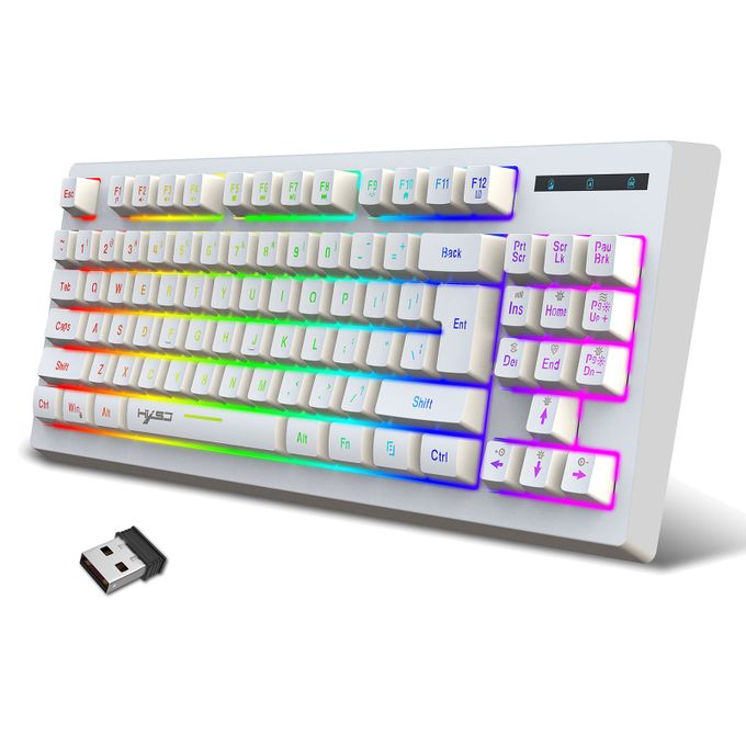 Hxsj L100 Wireless Gaming Keyboard With RGB Backlight